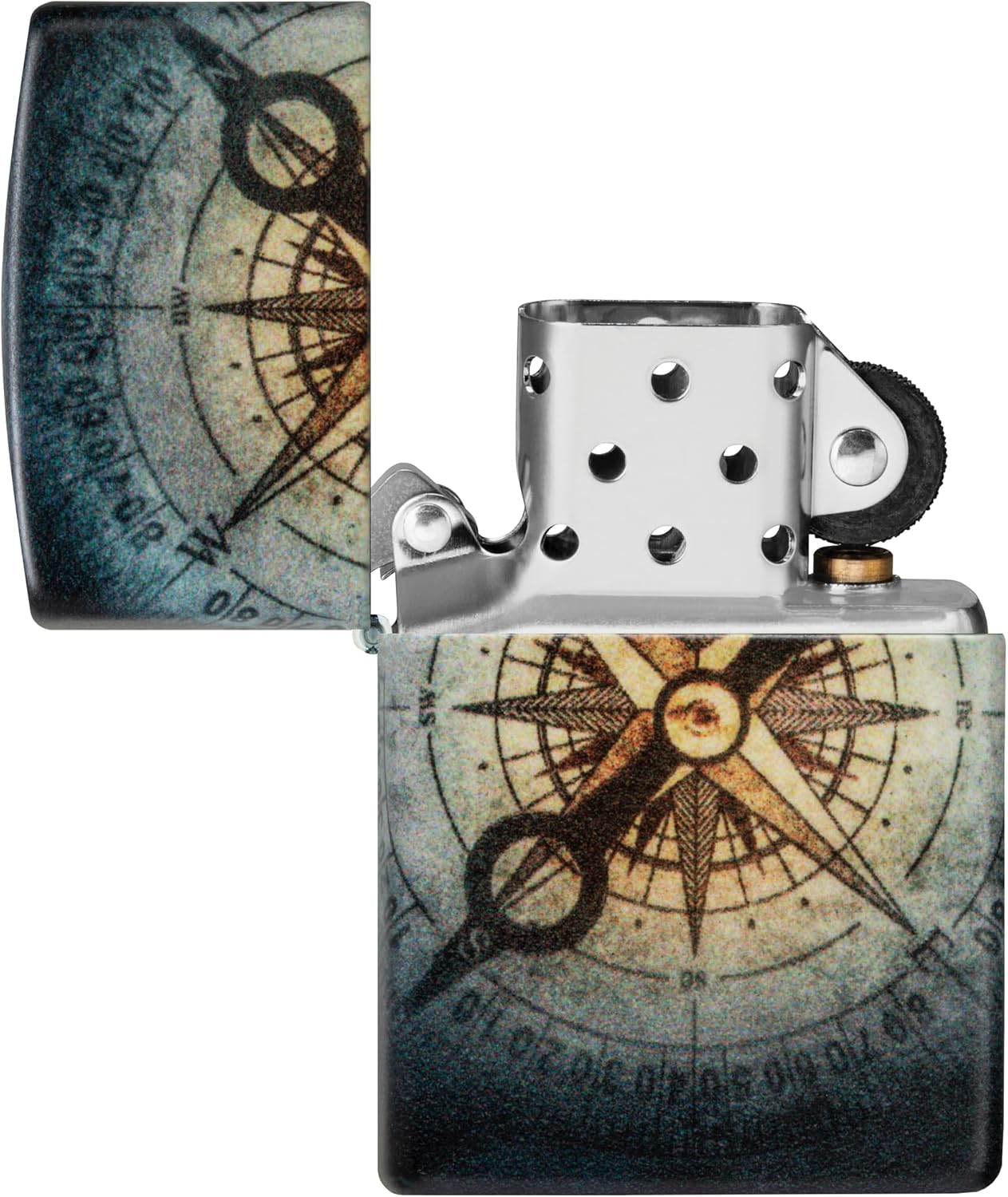 Zippo Compass Ghost Glow in the Dark Lighter