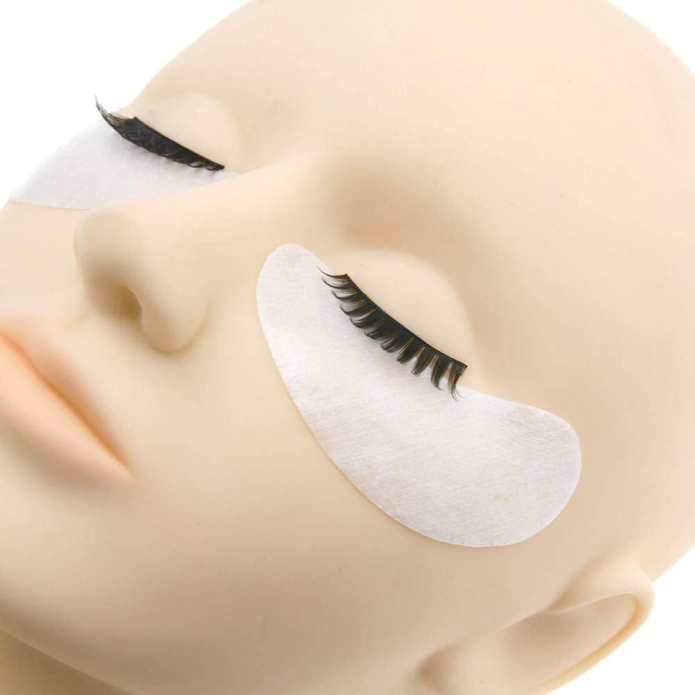 100 Pairs Eye Gel Pads, Lint Free under Eye Patches for Eyelash Extensions, Premium Eye Mask Beauty Tool Kit, Black-1 image number 3