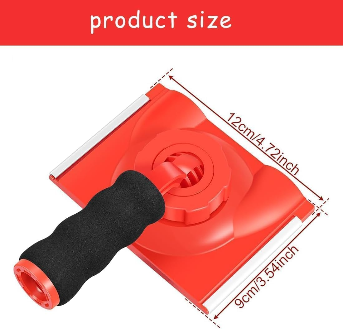 Paint Edger Trimmer with 2 Replaceable Pads, Adjustable and Washable, Rotatable Handle for Wall and Ceiling Edge Painting image number 2