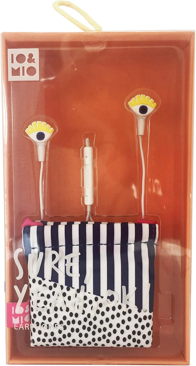 Io & Mio Headphones with Cable &ndash; Eye Shape and Carrying Bag image number 1