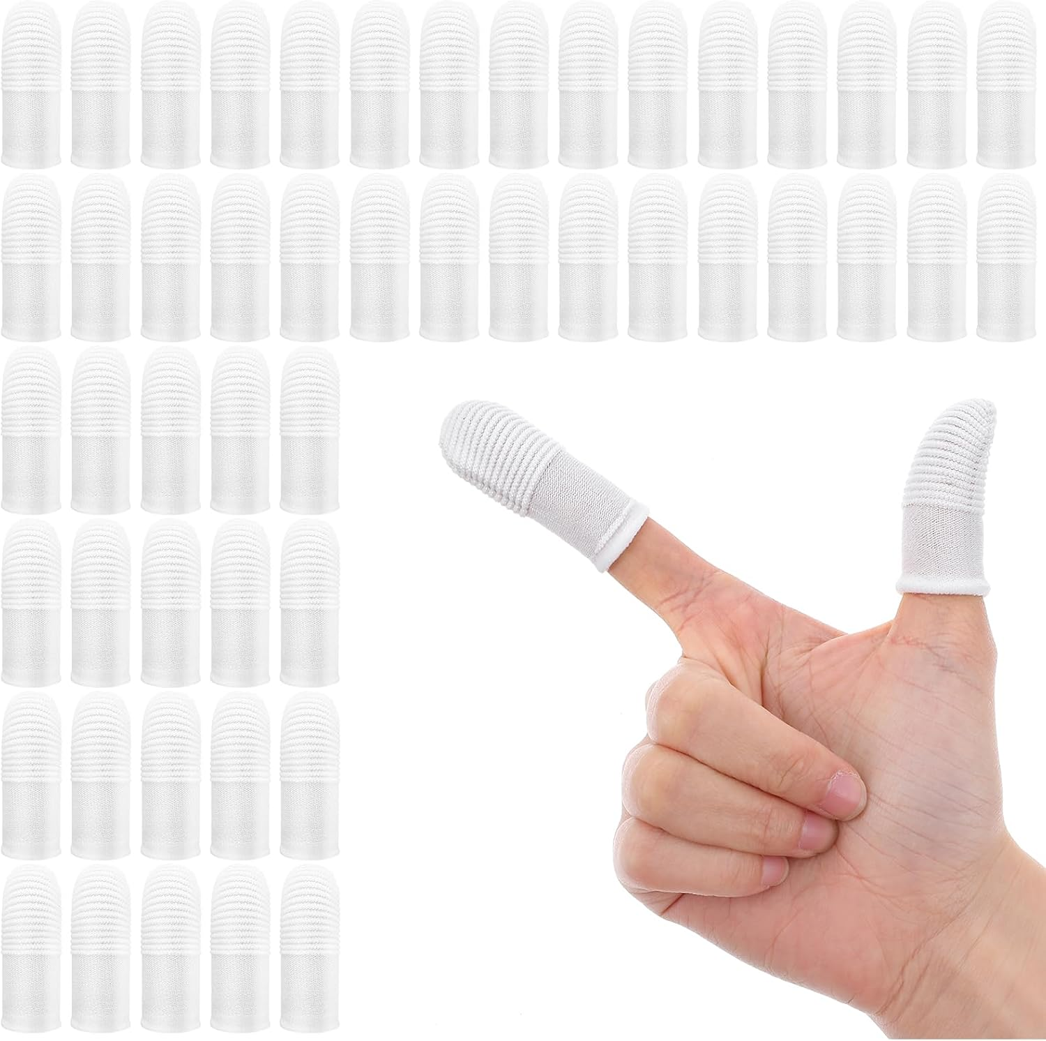 YUIANLB 20 Pcs Pet Dental Care Kit Finger Toothbrush Oral Cleaning Wipes Soft Washable Fabric Freshens Breath Reduces Plaque Tartar Complete Oral Hygiene Set for Puppies Kittens at Home image number 1