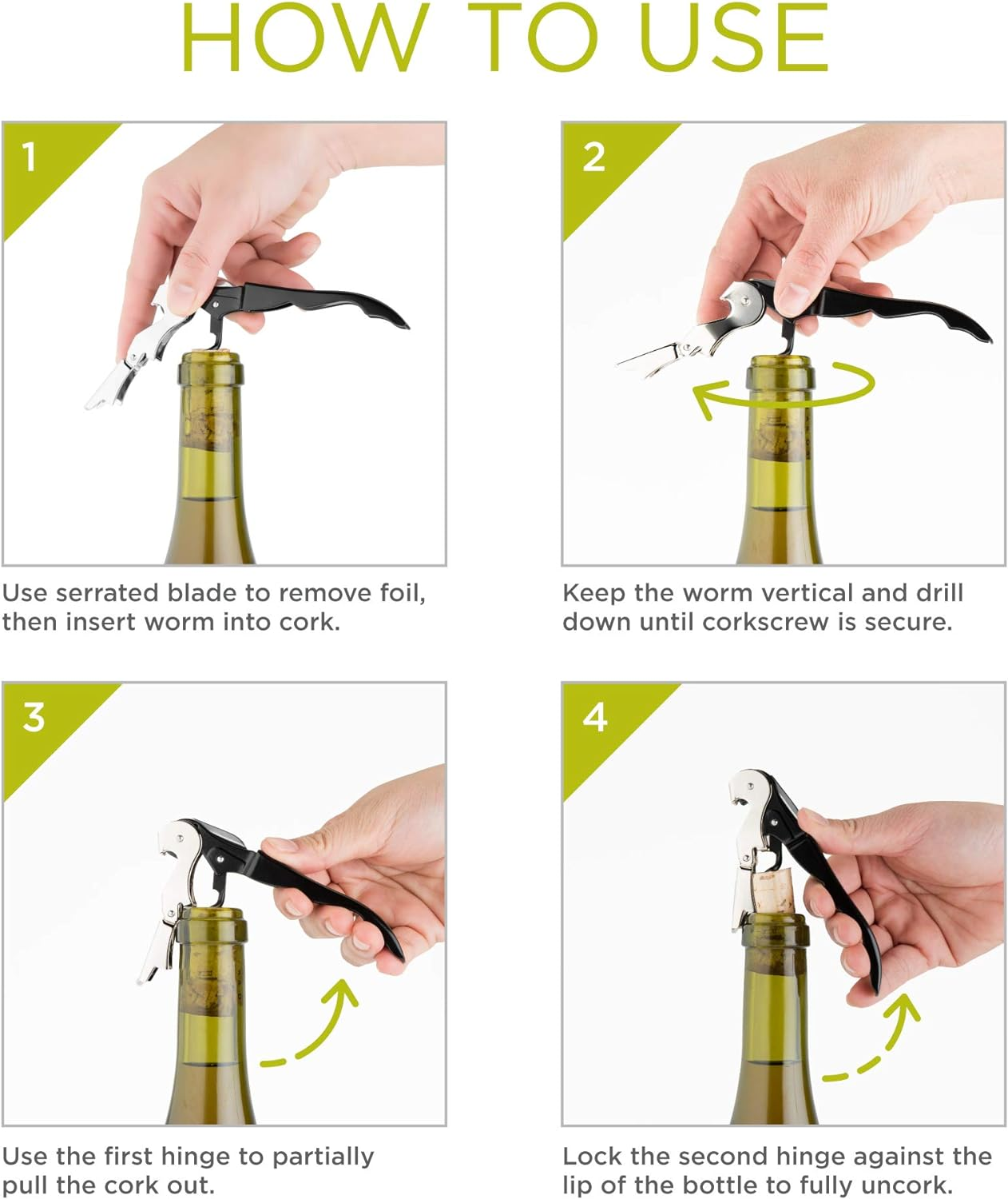 Truetap Metallic Red Double Hinged Waiter'S Corkscrew by True