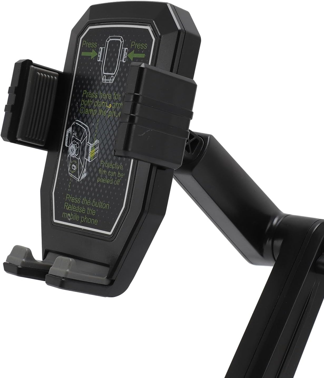 Cell Phone Holder for Truck, Truck Phone Holder Mount Super Suction Cup & Stable, Holder for Truck Dashboard Windshield 16.9 Inch Long Arm Cup Black