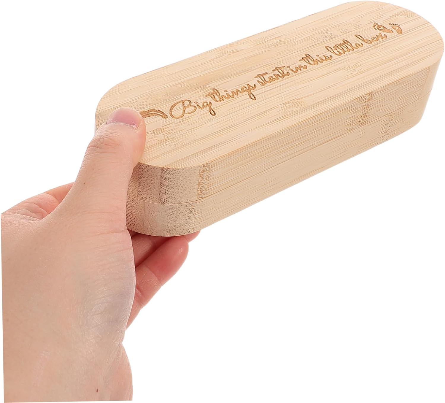 Wooden Pregnancy Test Keepsake Box Announcement Souvenir Chest for Expecting Parents Unique for Pregnant Women image number 6