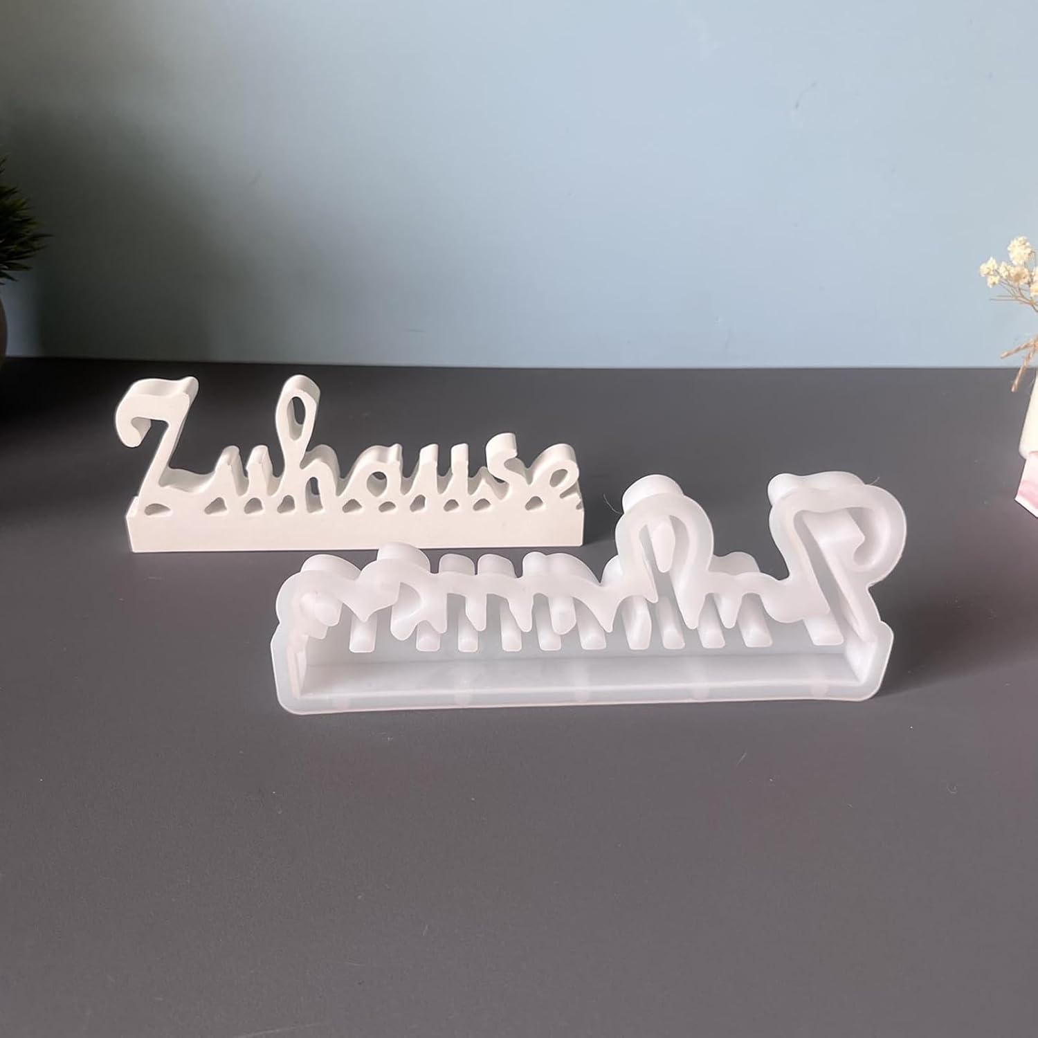 Silicone Alphabet Mold - Silicone Molds German Letter Ornament,Crafting Supplies Mould Epoxy Clay Candle Making Arts Ornament for Home Table Decor image number 6