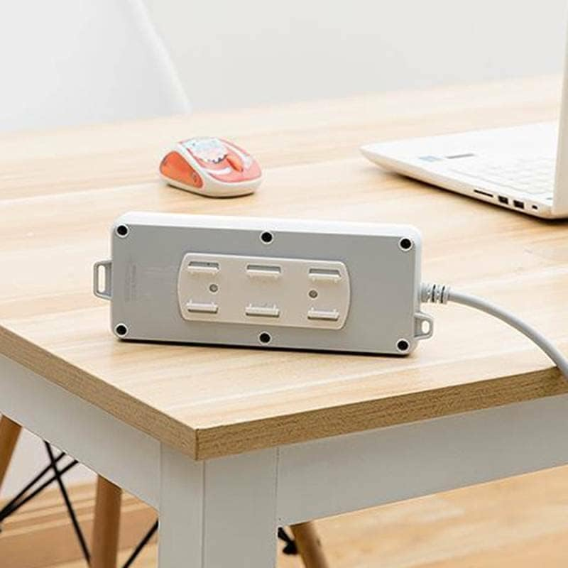 Punch Free Plug Sticker Power Board Holder Wall Mounted Power Strip Holder image number 3