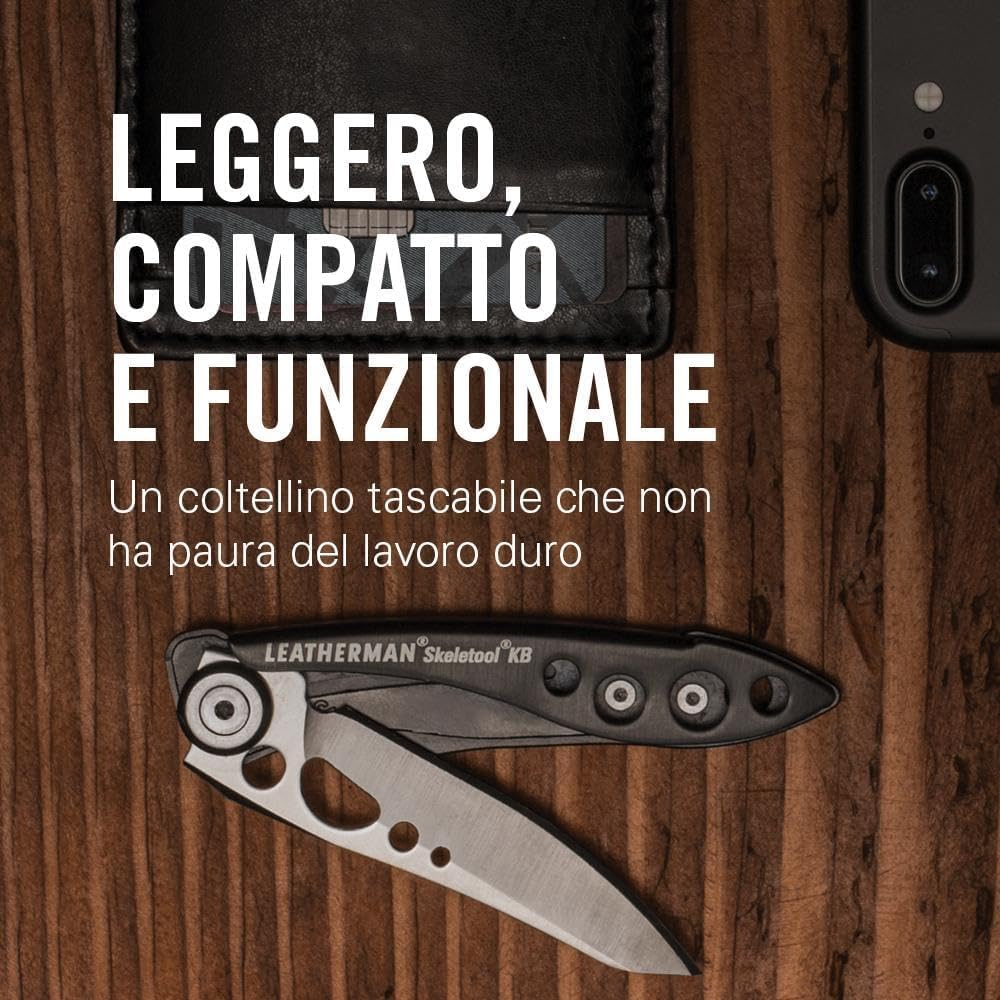 Leatherman Skeletool KB - Lightweight, Robust Multi-Purpose Pocket Tool with Bottle Opener, Stainless Steel, Nightshade image number 4