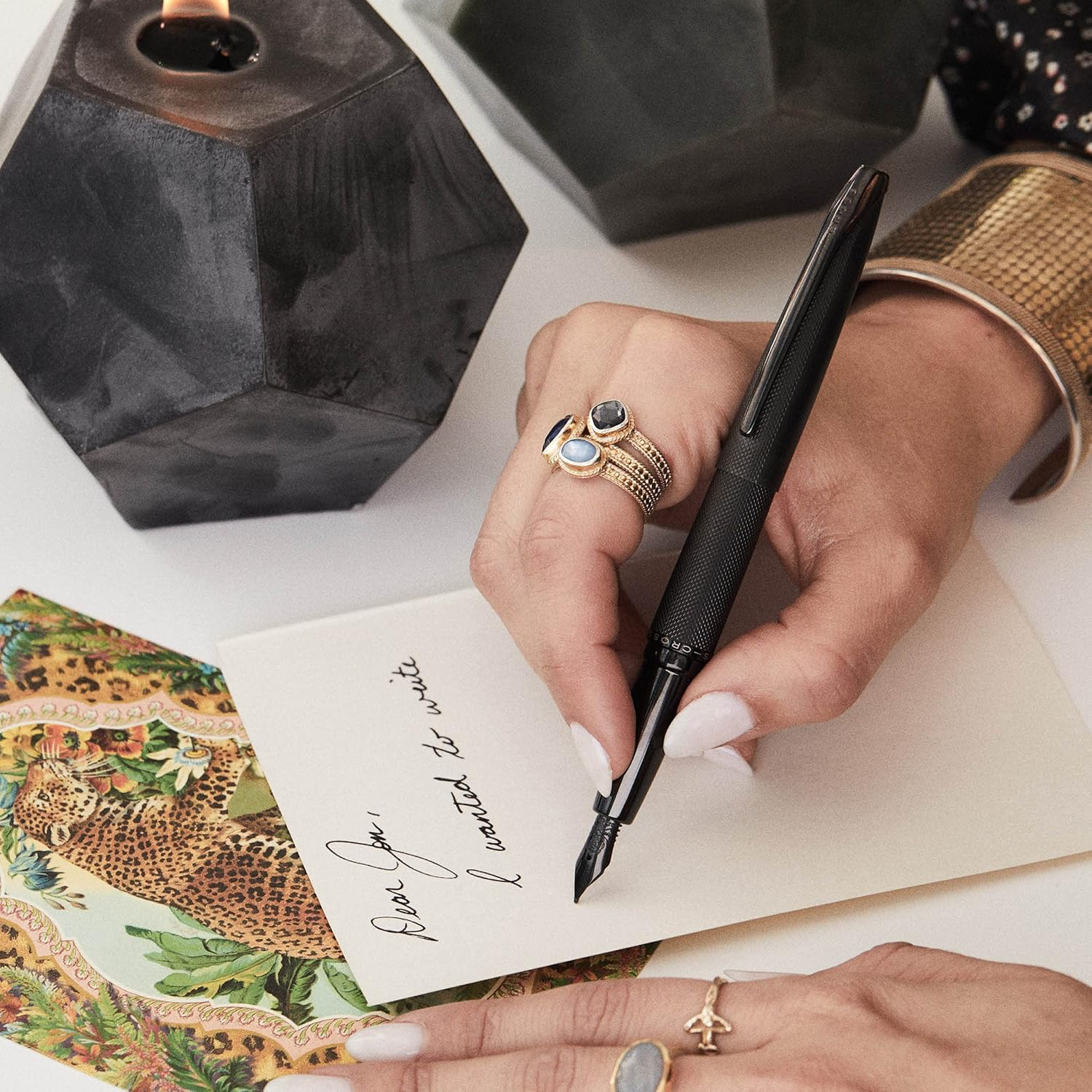 Cross ATX Ballpoint Pen, Sandblasted Titanium Grey image number 5