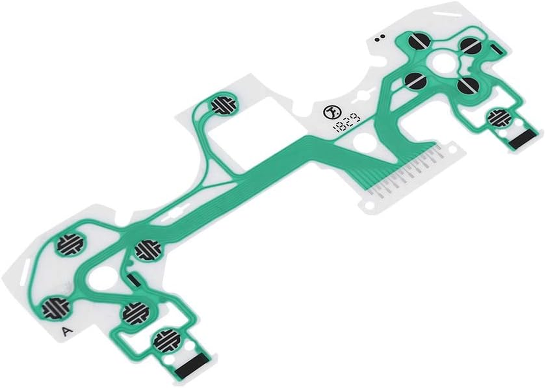 Bewinner 10Pcs Conductive Film for 4,Replacement Part Green Keypad Conductive Film For,Replacement Parts for Controller - Non-Conductive, Worn, Viscous Conductive image number 2