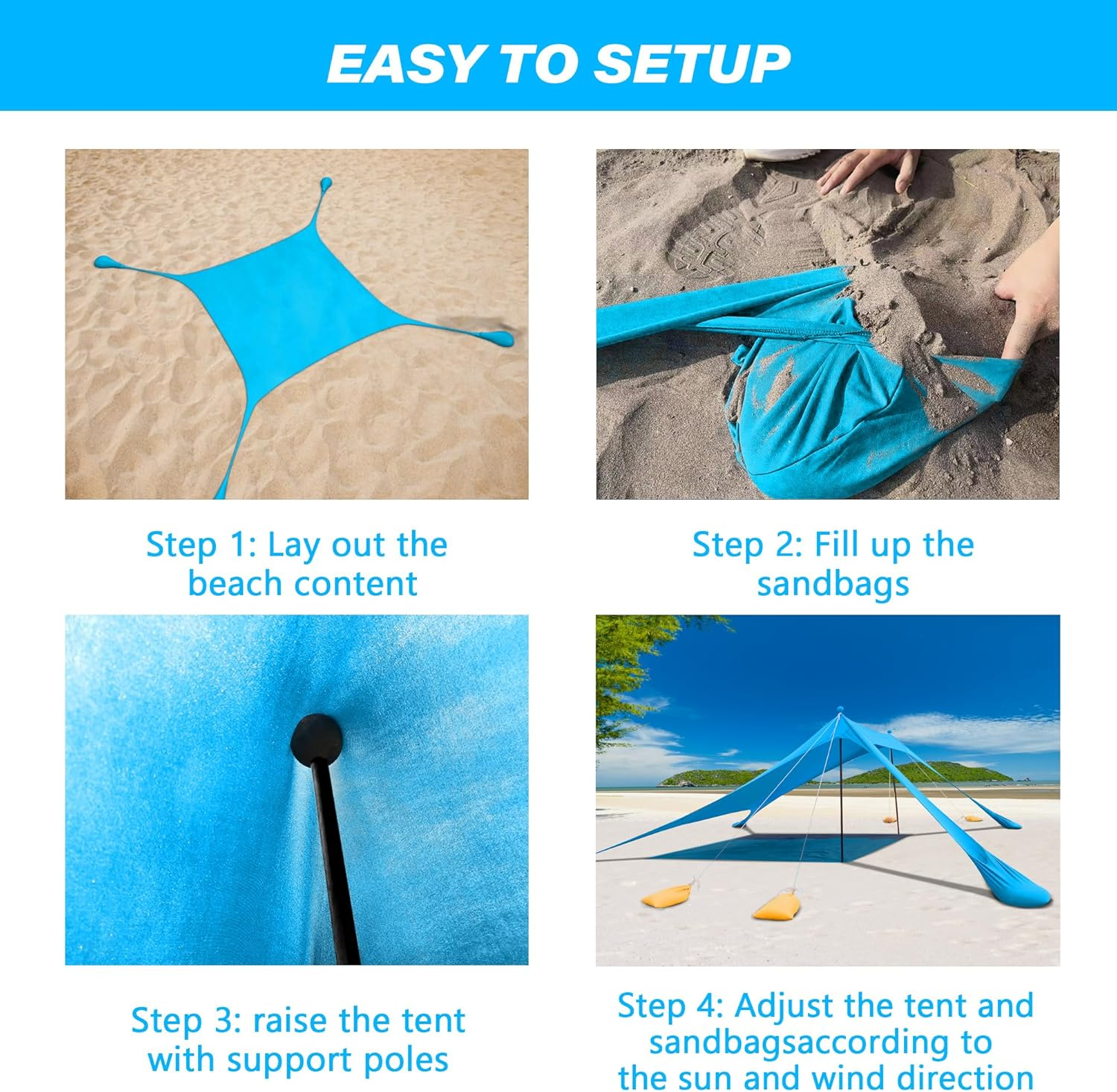 Beach Shelters Beach Tent image number 2