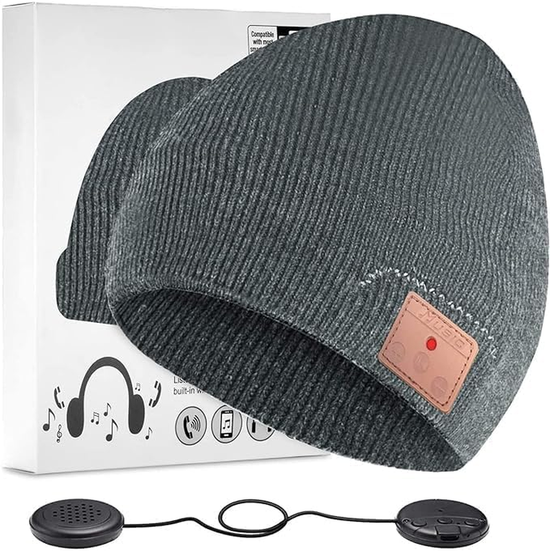 ZRUHIG Bluetooth Beanie M&uuml;tze Mit Kopfh&ouml;rern Bluetooth Musik Hut Wireless M&uuml;tze Ausgestattet Mit Bluetooth 5.0 Superior F&uuml;r Herren&Frauen Sport, Weihnachten&Geburtstags Geschenk&hellip; image number 6