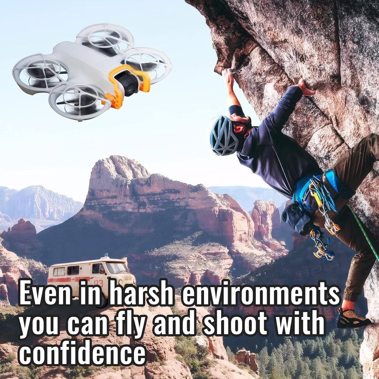 Gimbal Bumper Guard for DJI Neo Drone, Gimbal Anti-Collision Protector, Anti-Collision Protection, Protective Strip, Insurance, Bumper, Gimbal Lens, Scratch Protection Accessories for DJI Neo (Orange) image number 3