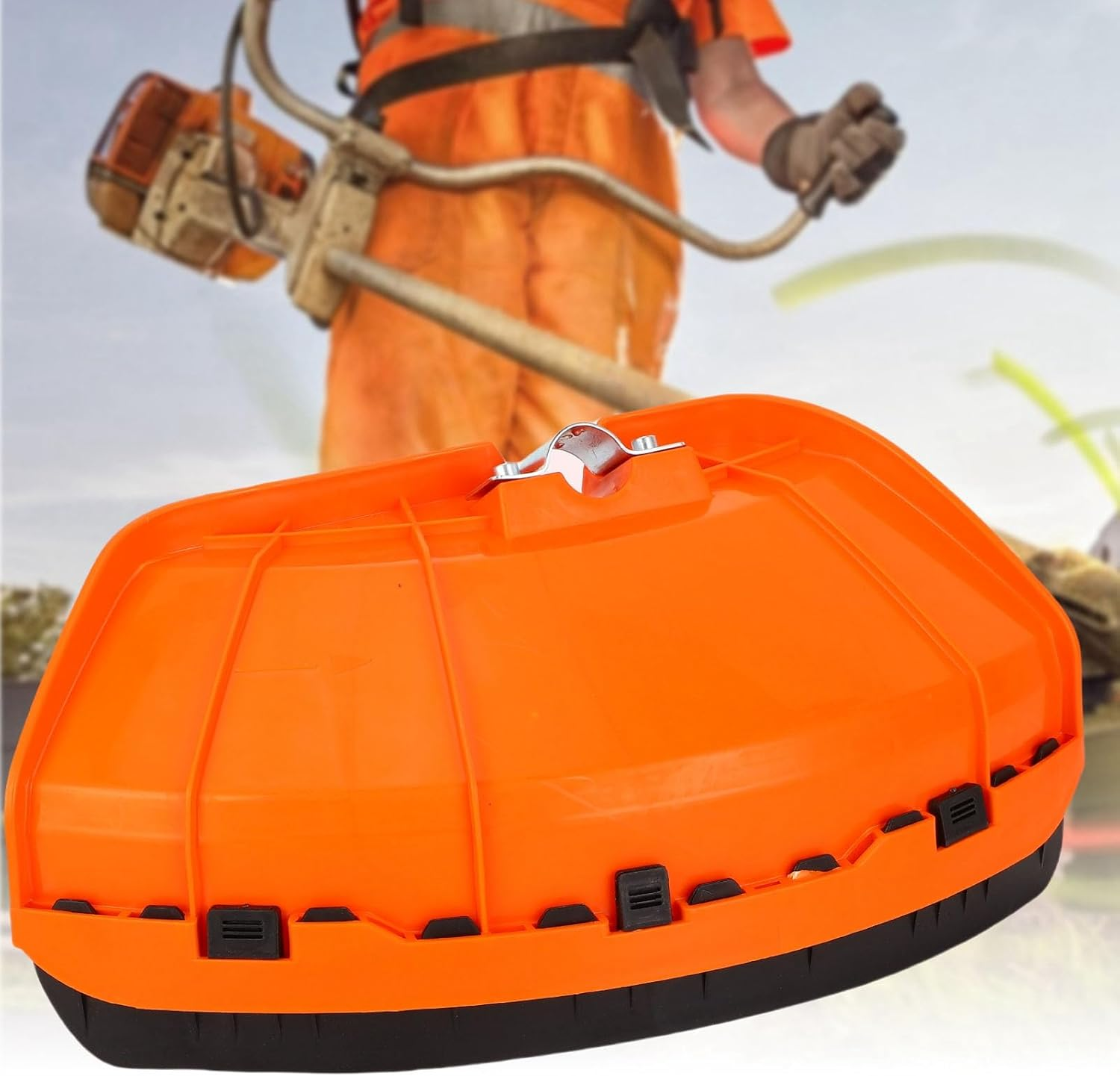 Eater Guard, 26Mm/28Mm Red Plastic Lawn Mower Trimmer Cover Accessory, Brush Cutter Guard - String Trimmer Accessories