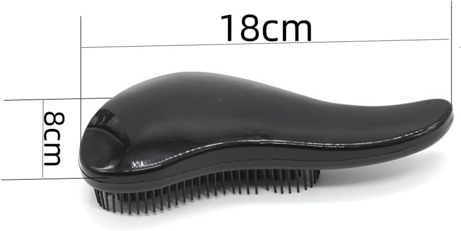 Changyeah Hair Brush without Pulling, 2 Pieces Hair Loss Dry and Wet Hair for Girls and Boys, Hair without Strips, Cut Hair, the Perfect Brush for Curls, Long (Pink, Black) image number 4