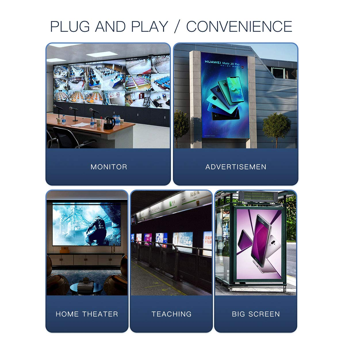 PWAYTEK HDMI KVM USB Extender 1080P over Cat5E/6 Ethernet Cable 50M (164Ft) for Mouse and Keyboard Control Remote Signals image number 5