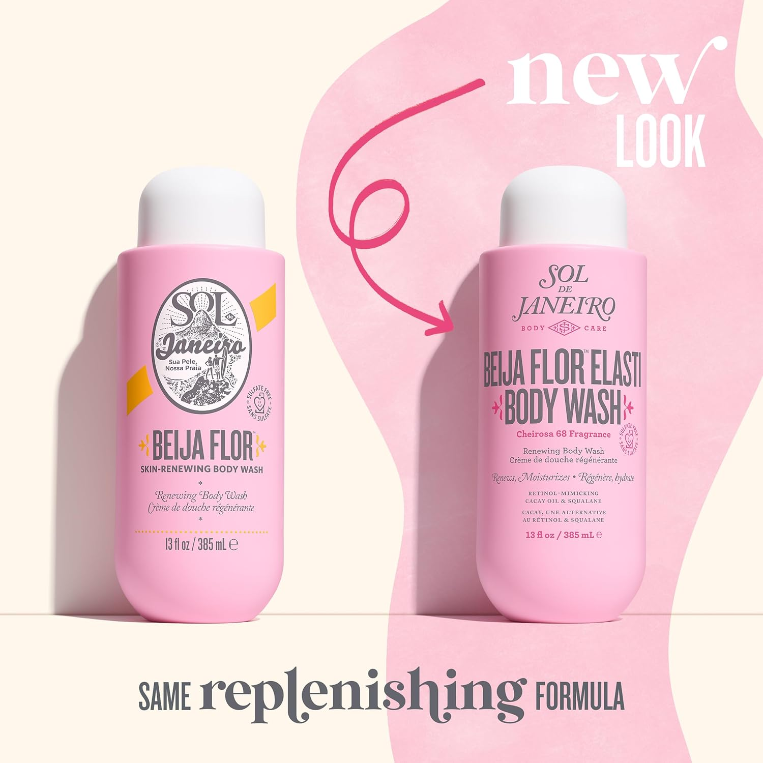Sol De Janeiro Beija Flor Skin-Renewing Body Wash 385 Ml image number 2