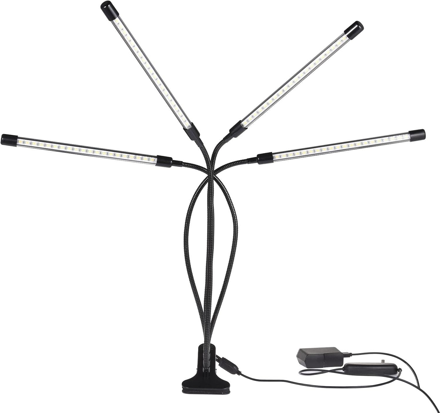 Plant Lights for Indoor Growing - Clamp-On Plant Grow Light, Indoor Plant Lamp Lights Full with 4 Heads 80Leds for Greenhouse Gardening (Color : U.S. Regulations) image number 6