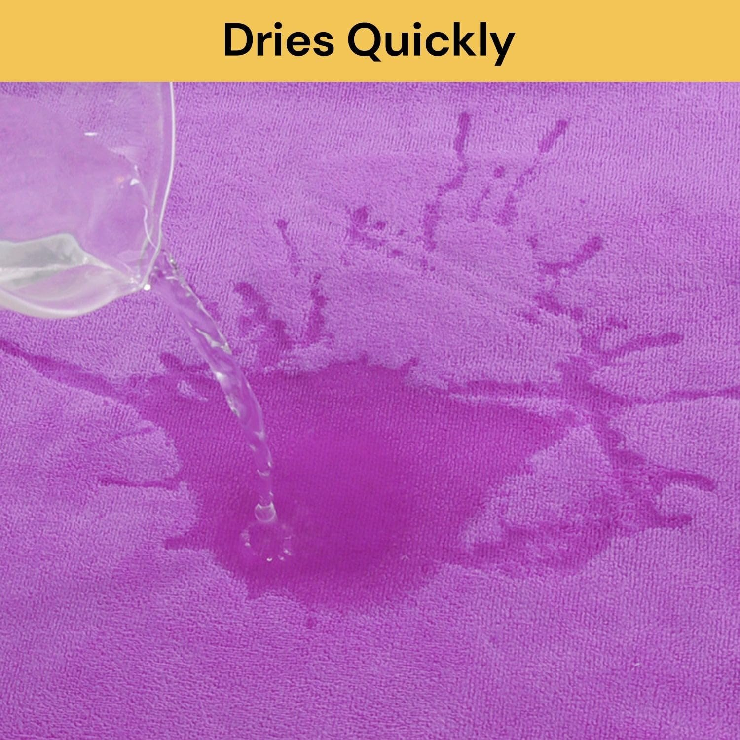 EZONEDEAL 1Pcs Microfiber Bath Towel, Travel Towel, Camping Towel, Gym Towel, Backpacking Towel, Hiking Towel, Travel Fast Drying Super Absorbent (140 X 70Cm) (Purple) image number 4