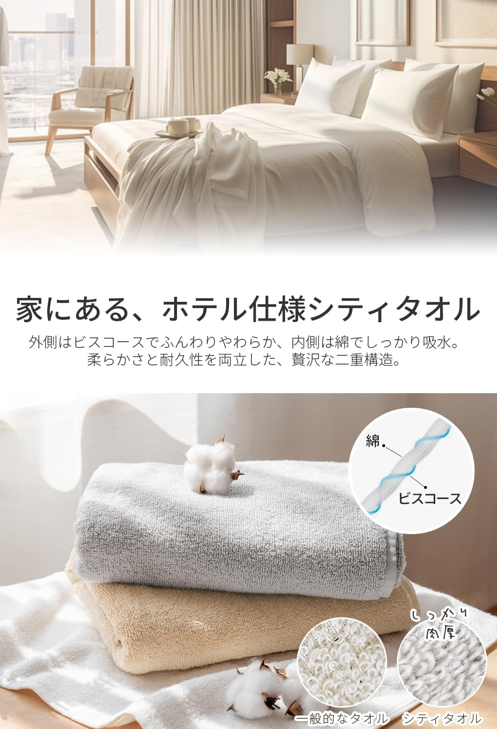 AIFY Face Towels, Set of 10, Thick, Lightweight, Quick Drying, Durable, Fluffy Cotton, Hair Resistance, Antibacterial, Odor Resistant, Instant Absorption, Hotel Specifications, Plain, Gentle on Hair