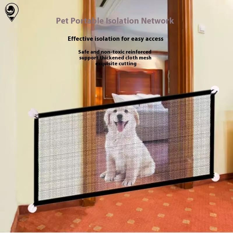 Isolation Guardrail Suitable for Puppies, Punch-Free Pet Fence, Suitable for Doorways, Staircases and Corridors, Both Indoors and Outdoors. (110X72) image number 3