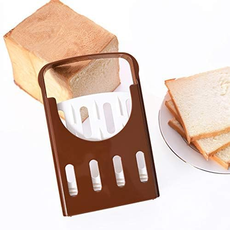 TCOTBE, Bread Bake Slicer Cutter, Foldable Compact Bread Slicing Guide,Kitchen Accessories,Bread Machine for Homemade Bread Bagel Loaf Sandwich image number 5