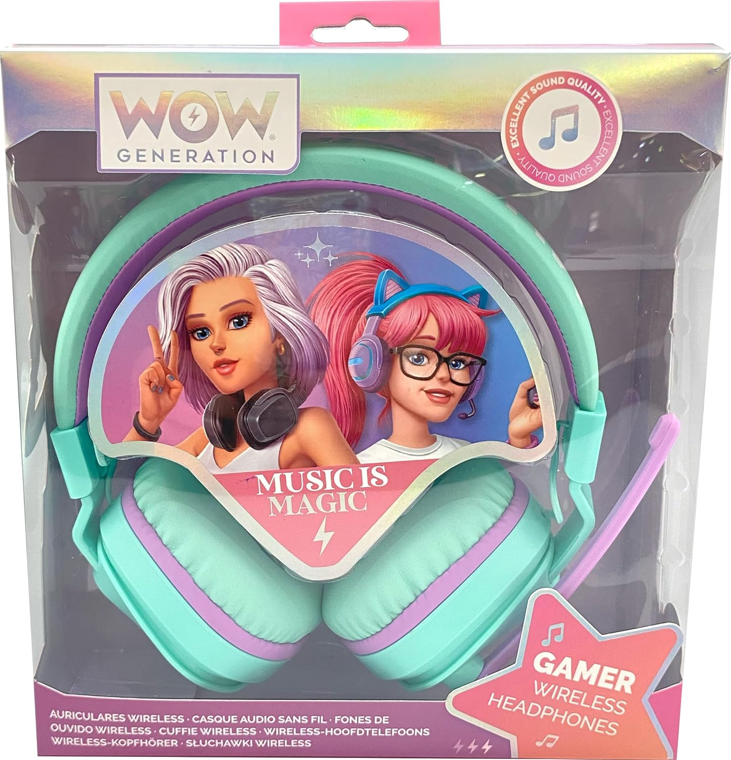 Bluetooth Headphones with Microphone. WOW Generation image number 3