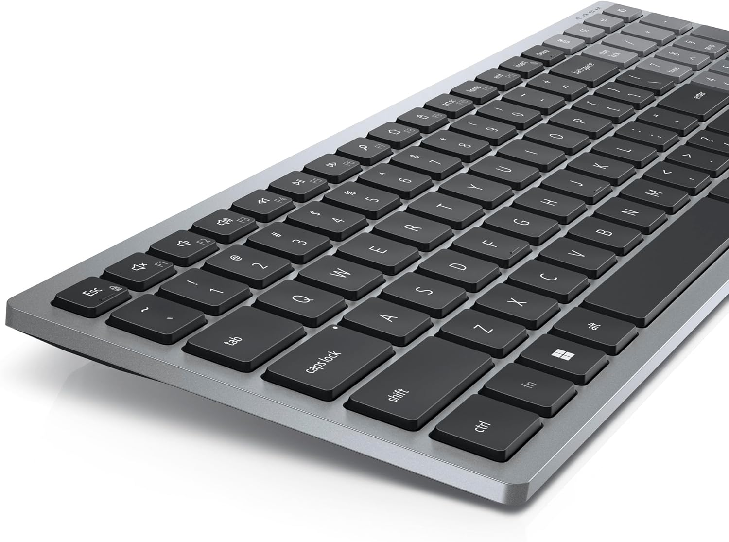 Dell Wireless Keyboard - KB740, Titan Grey, Full-Size, QWERTY US, Scissor Keys, (2.4 Ghz & Bluetooth 5.0), up to 36 Months Runtime &ndash; Long-Lasting Battery, Elevated Typing image number 3