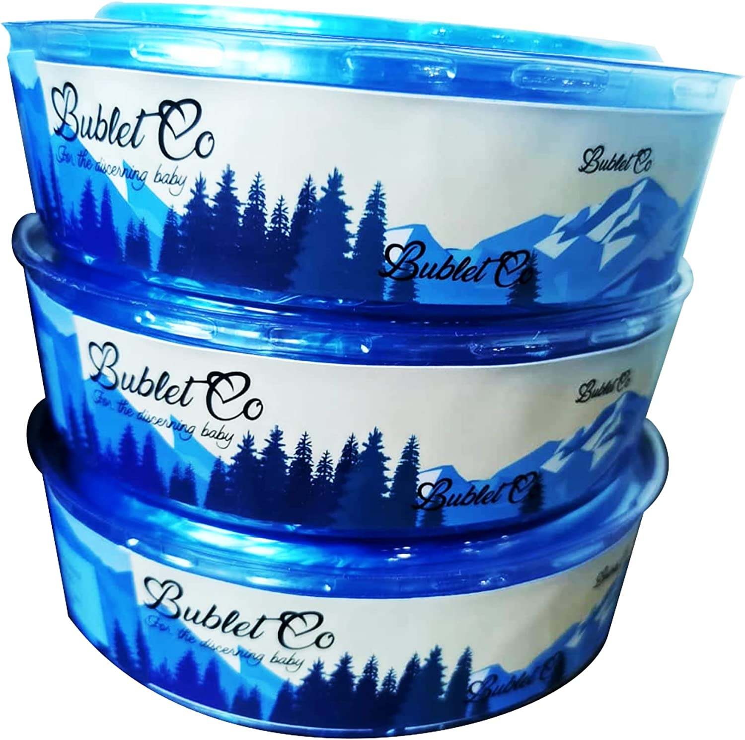 6X Six Pack Nappy Bin Liners for Angelcare Nappy Bins. Diaper Pail Refills for Angelcare Nappy Disposal Systems. Refill Cassette Pack, Plastic Bags 6 Count image number 2