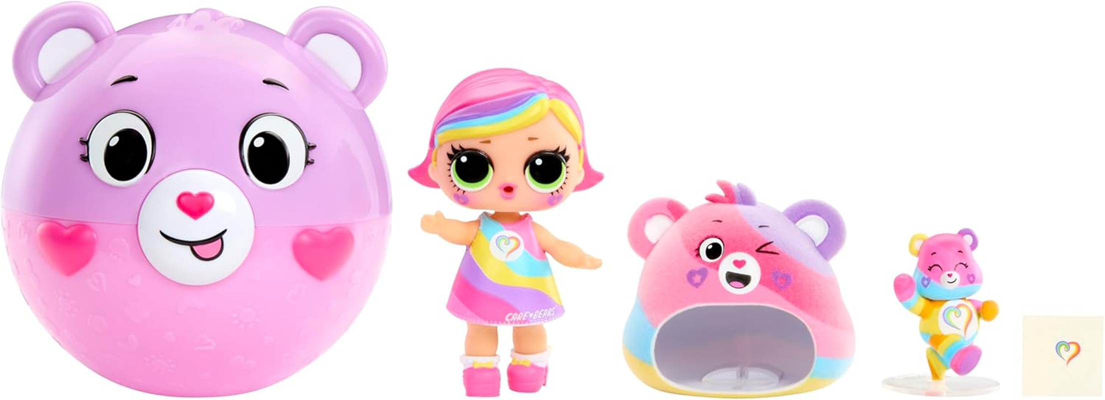 L.O.L. Surprise! Loves Care Bears Tots - Includes 1 Doll, Comes with Fashions and Accessories, Care Bear-Shaped Ball, Blind Packaging, Collect All 6 Dolls image number 3