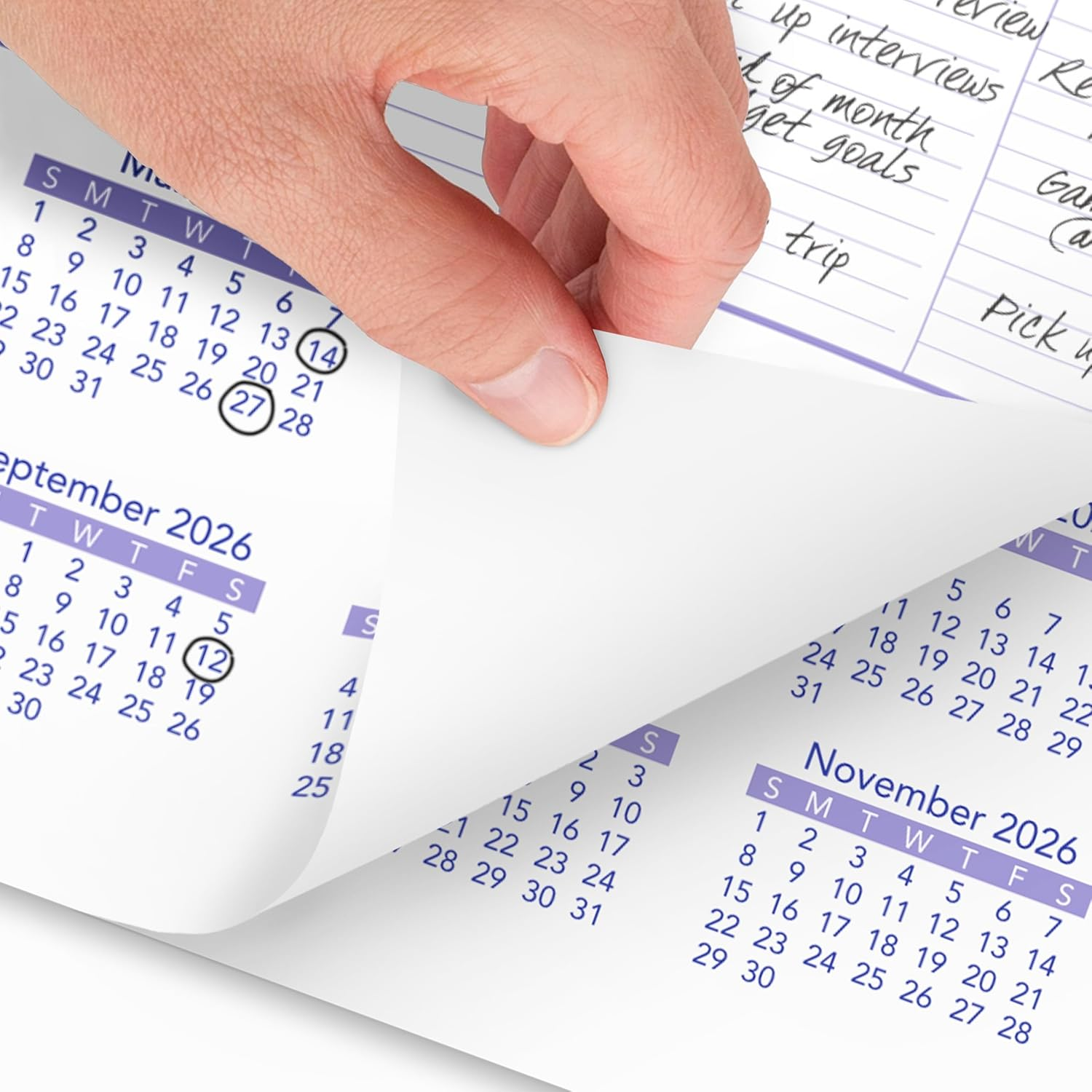 AT-A-GLANCE 2026 Wall Calendar, 20" X 30", Extra Large (PM42826) image number 2