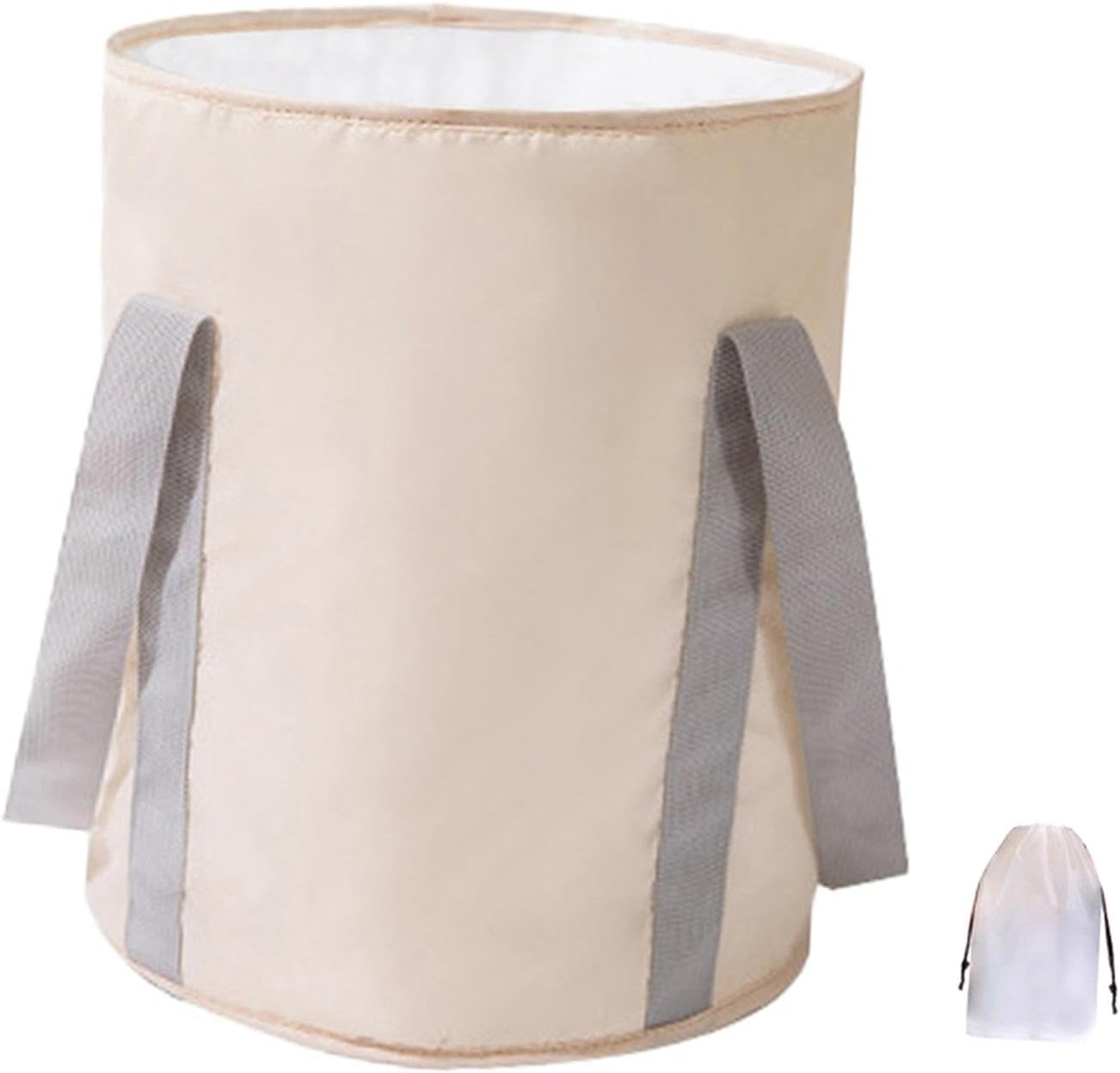 OIIBWQ Folding Foot Bath Tub Feet Washing Basin Foot Soaking Bucket for Dormitory, Gray, S