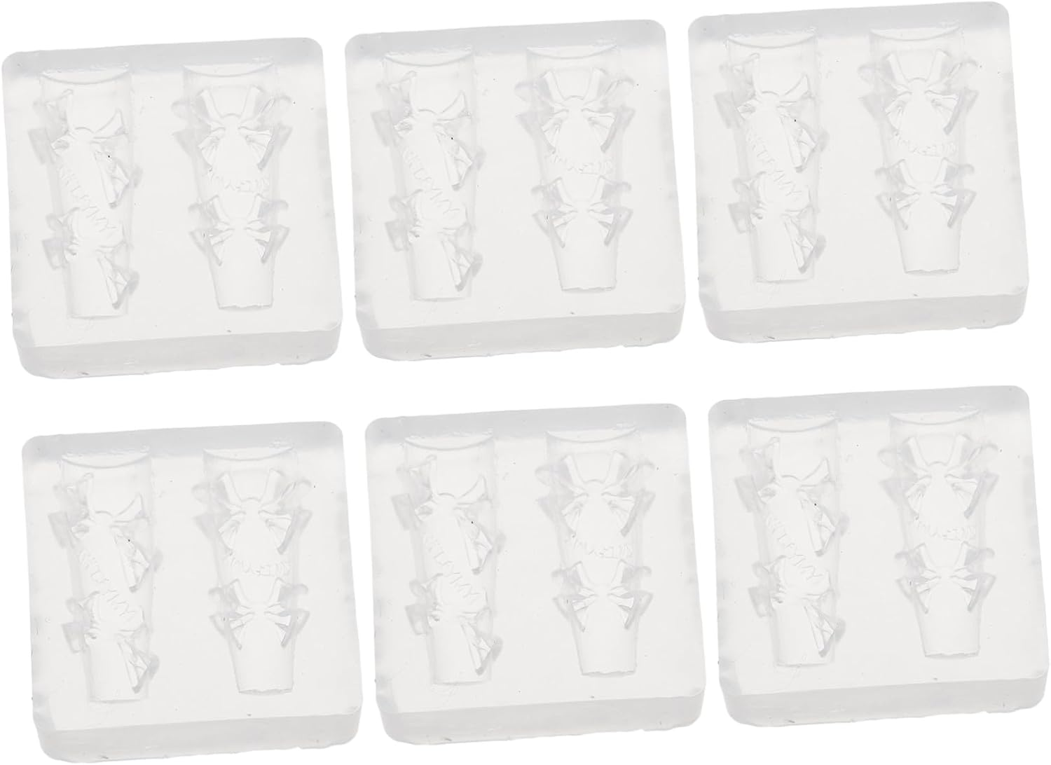 DECORNIJIA 6Pcs Bow Nail Charm Mold Transparent Silicone Reusable Nail Art Accessory Tool for Resin Crafts Flexible Manicure Decoration Supplies image number 4