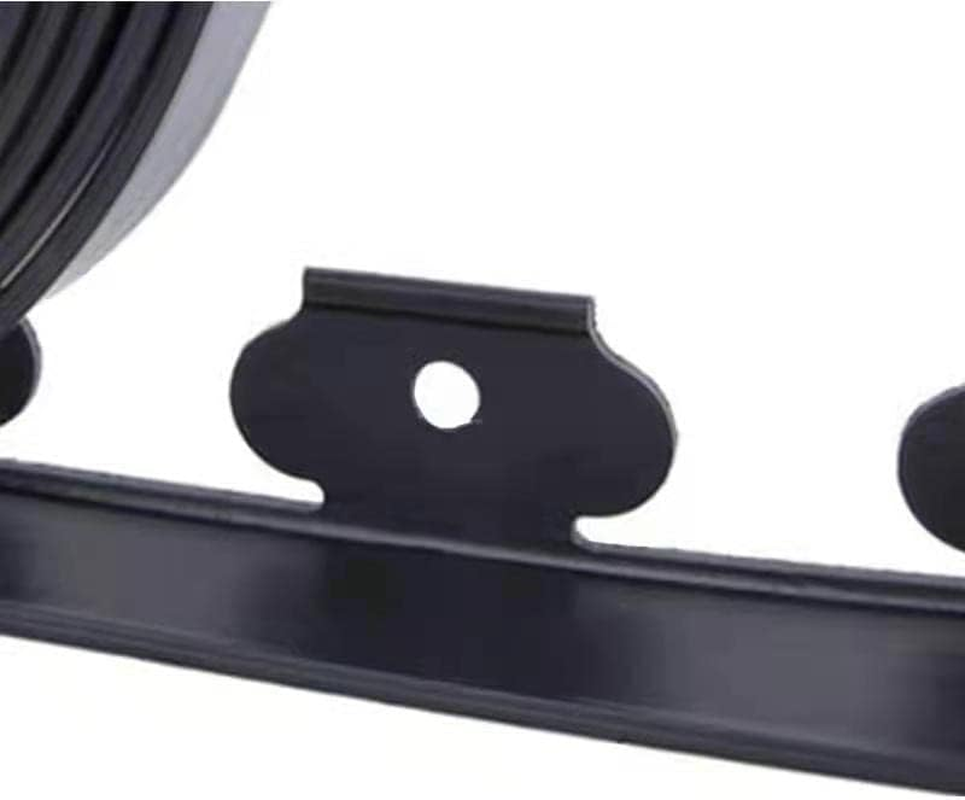 Garden Edging，40Ft Landscape Edging with 40 Spikes for Lawn 2 Inch Tall(Black, 40FT)