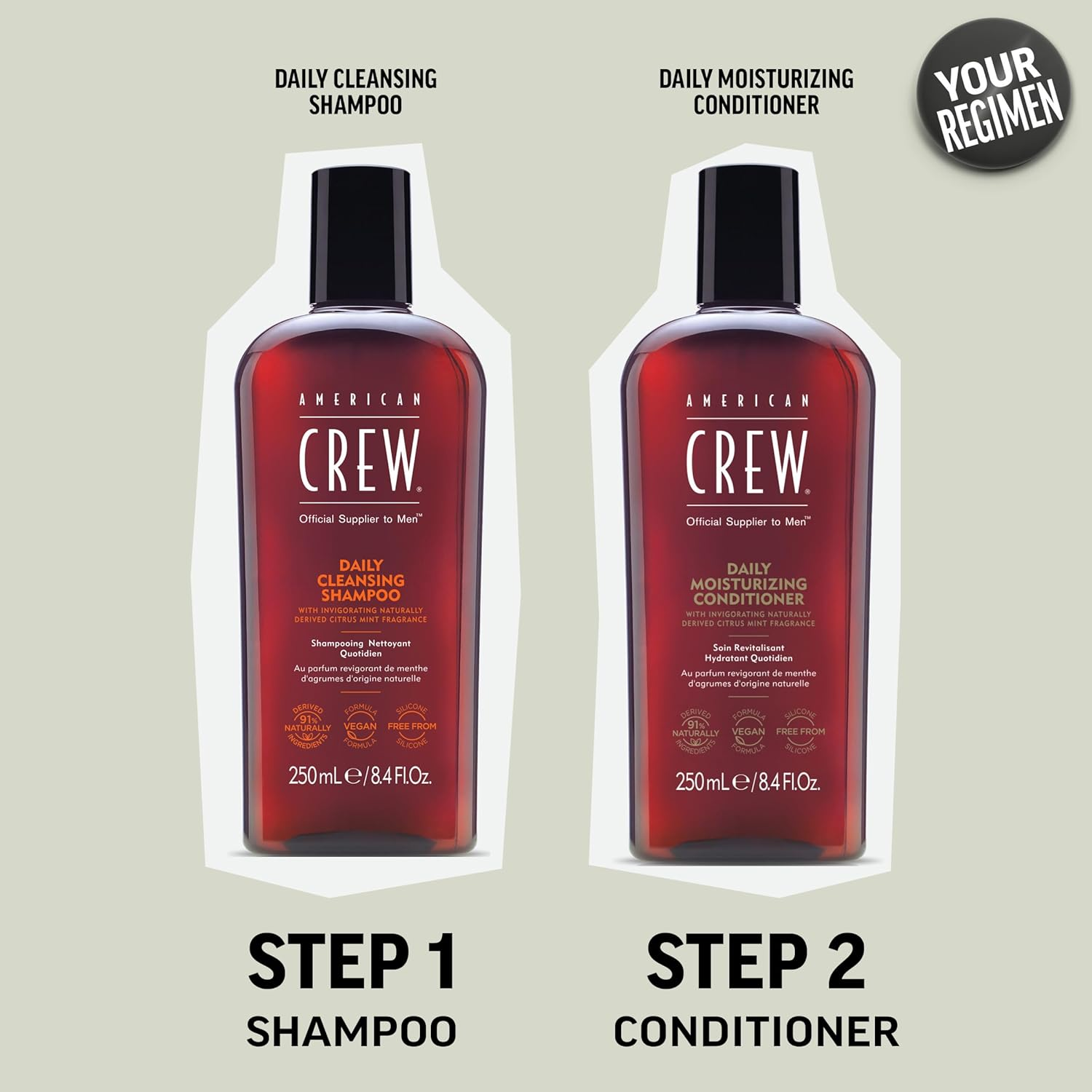 American Crew Men'S Daily Moisturising Conditioner 1 Litre image number 4