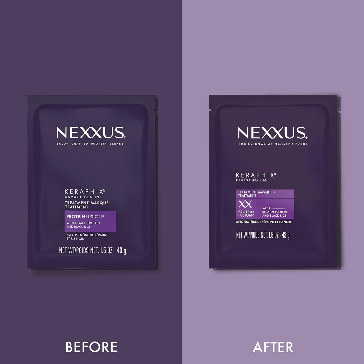 Nexxus Keraphix Masque, for Damaged Hair, 1.5 Oz, Pack of 20
