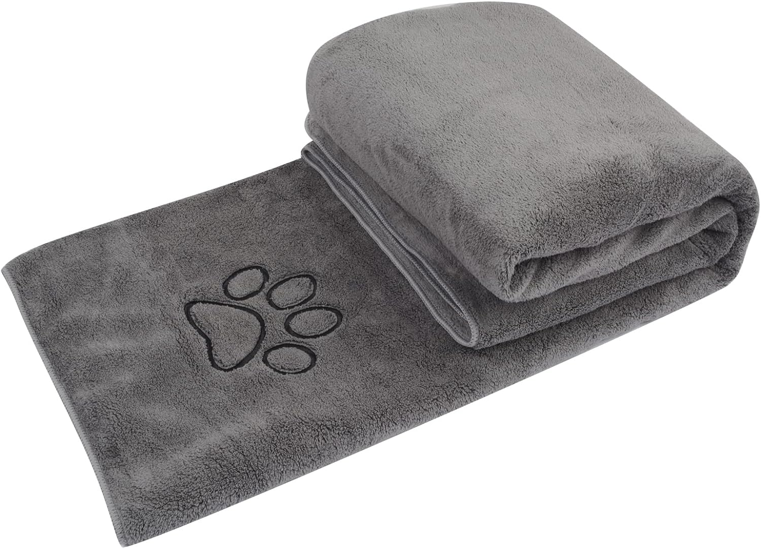 SUNLAND Pet Towel Super Absorbent Pet Bath Towel Microfiber Dog Drying Towel for Small, Medium, Large Dogs and Cats 30Inch X 50Inch image number 2
