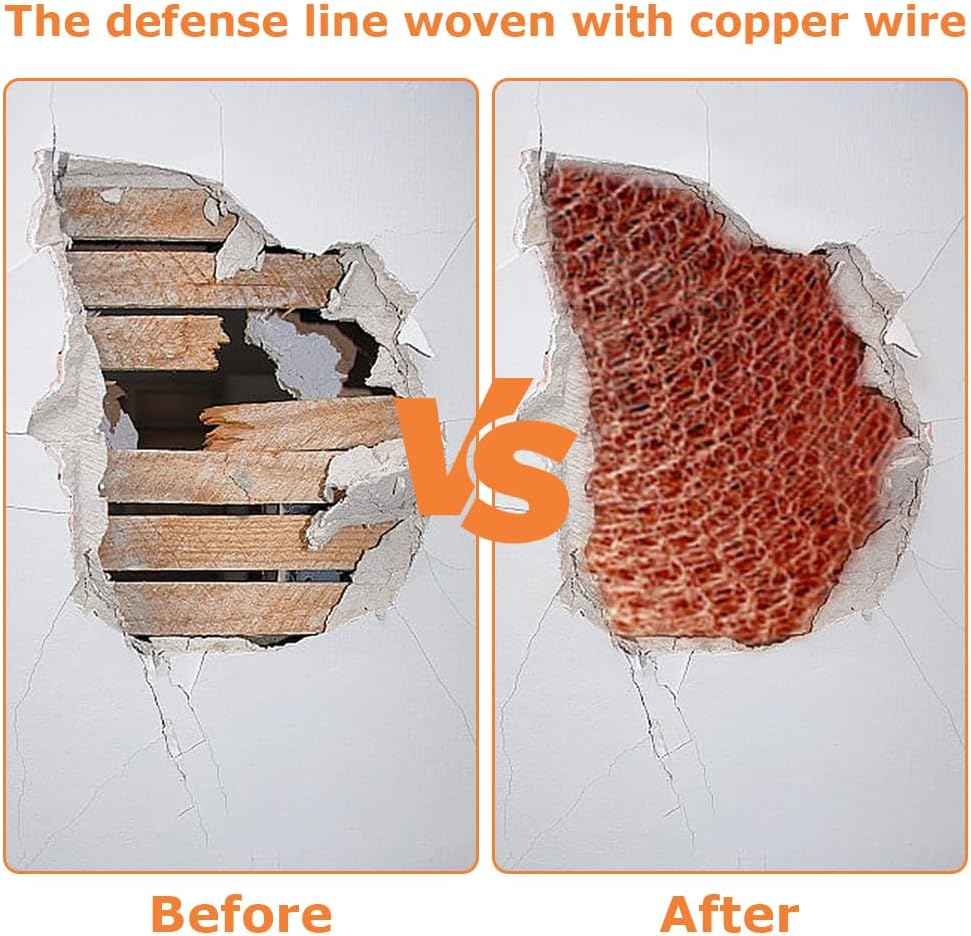 Garden Net/Copper Mesh,Protective Net & Fence Copper Wire,Rustproof Mesh for Pest Control in the Home,Garden and Bird Control（10M） image number 2