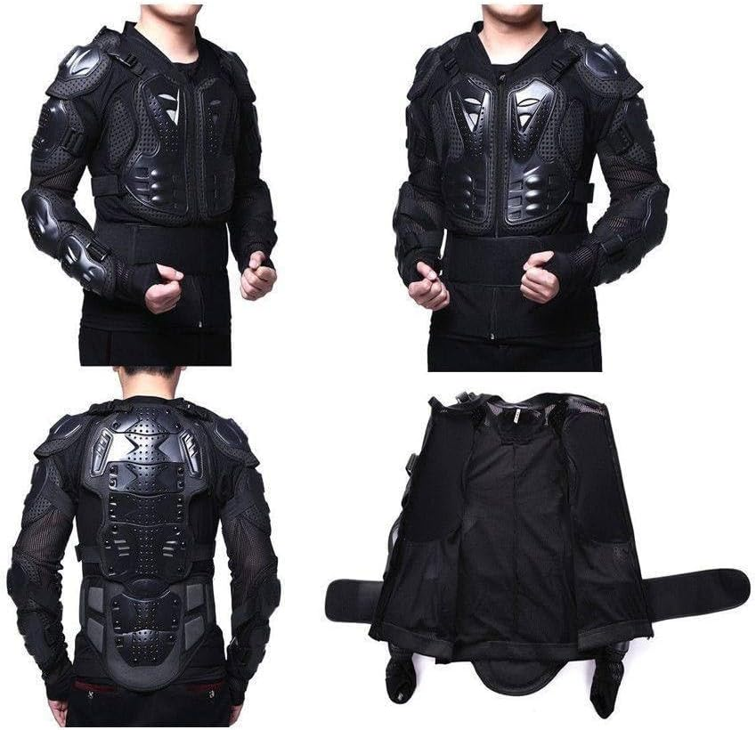 TDR Adult Motorcycle Full Body Armor Jacket Motocross Dirt Bike Chest Back Shoulder Elbow Protection Gear Ventilation Black Protective Equipment image number 1