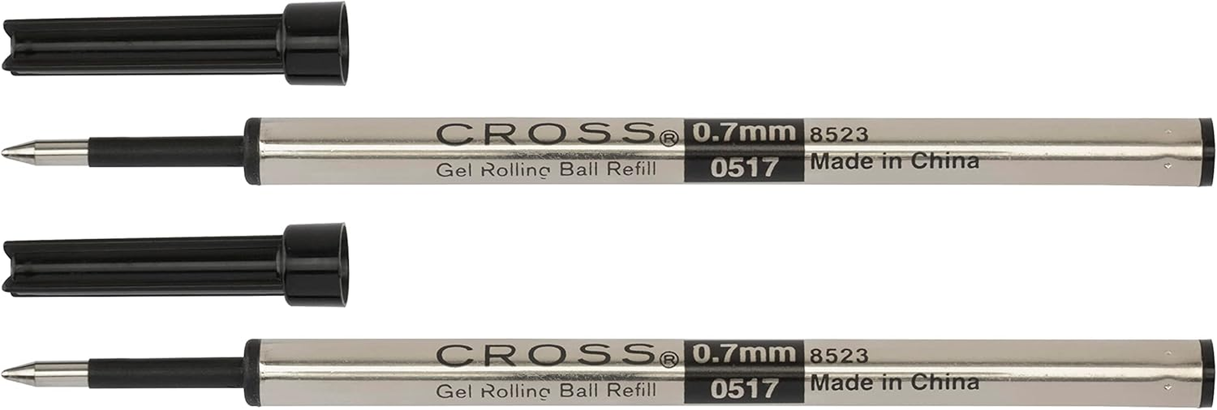Cross 8523-2 Original Refill for Rollerball Gel Ink Cartridges, Compatible with a Variety of Cross Rollerball Gel Pens, 2 Pack, Black - 2 Count (Pack Of 1), Multicolour image number 4