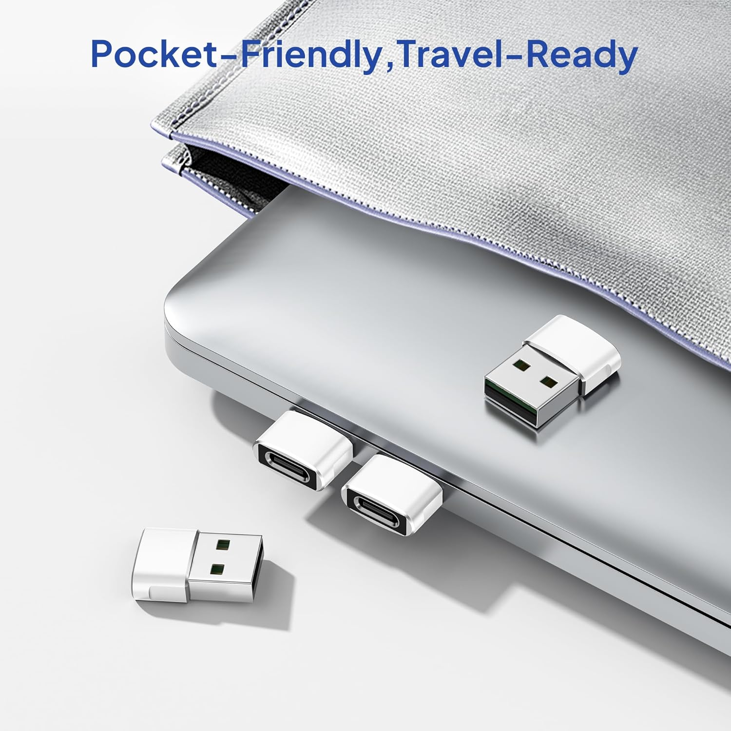 Elebase for Iphone 17 Air Pro Max Adapter,Usb to USB C Adaptor 4 Pack,Type C Female to USB a Male Charger Connector for Apple 16 15 14 13,Iwatch 11 10,Ipad 8 8Th 9 9Th 10Th Air 4Th 5 Mini 6 Generation image number 4