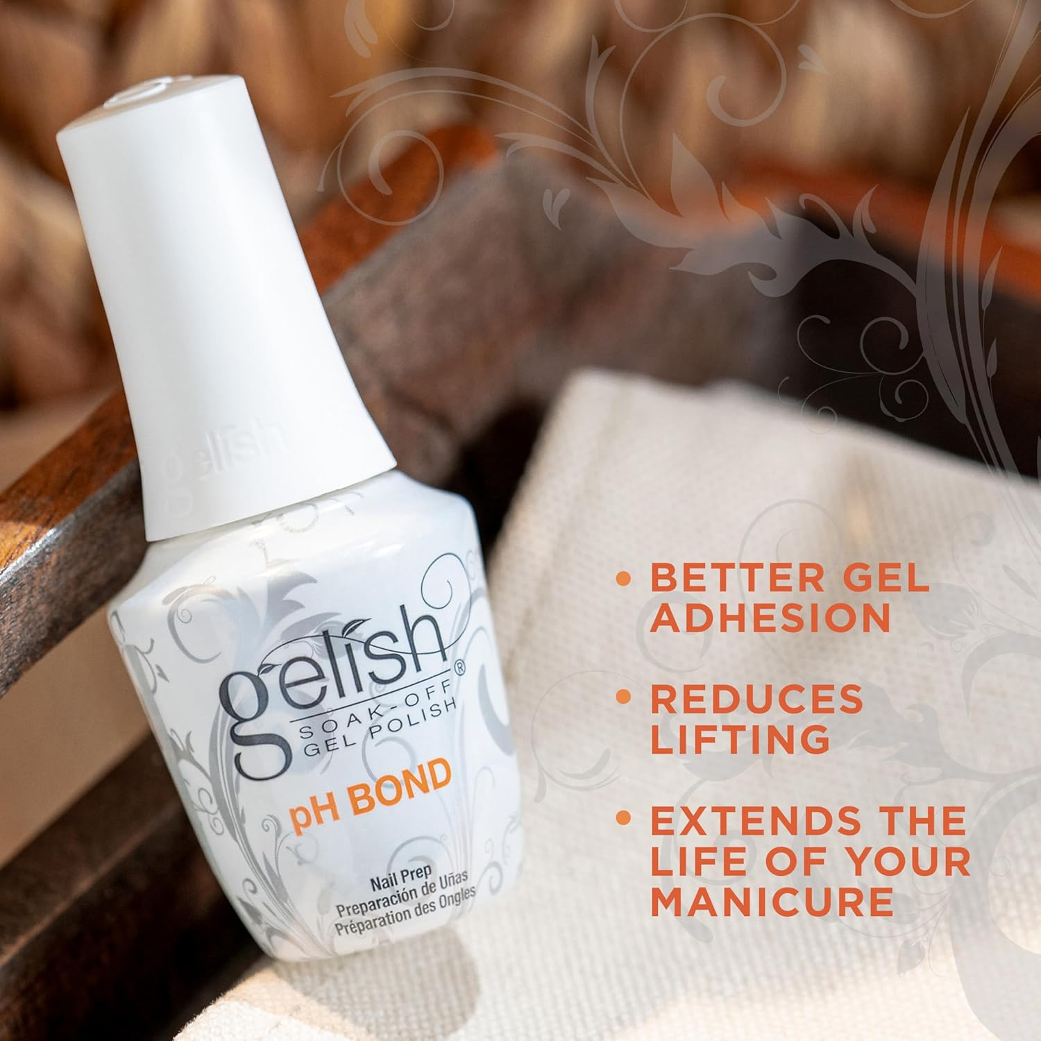 Gelish Soak off Ph Bond Soak off Nail Prep 15 Ml White image number 2