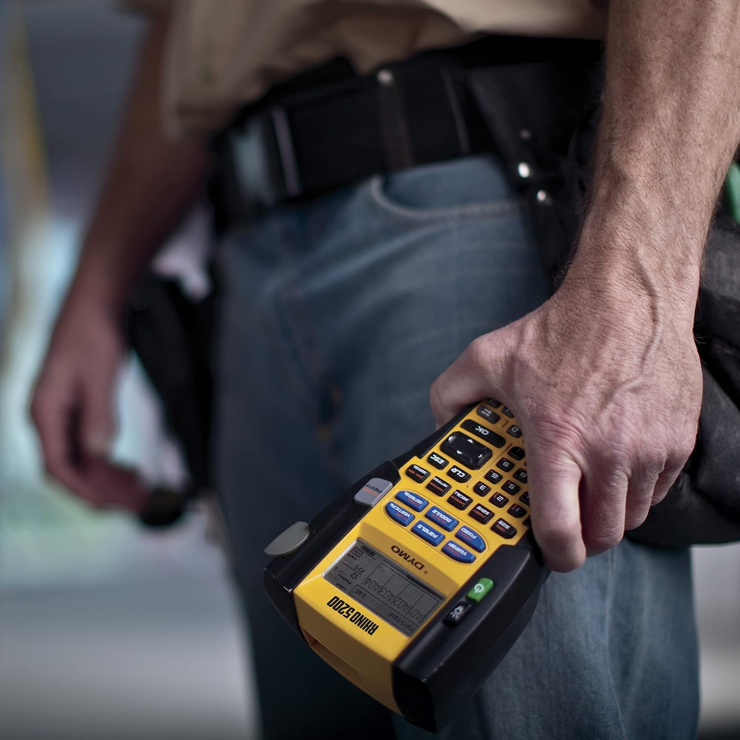 Dymo Rhino 5200 Industrial Label Maker | Labelling Machine Kit Case | Time-Saving Hot Keysprints Fastdurable Label Maker for Job Sites and Heavy-Duty Labelling Jobs | UK Plug image number 4