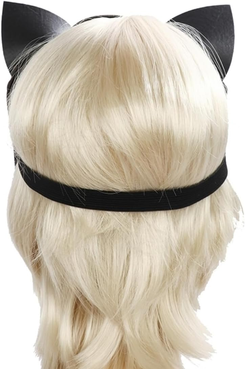 Costume Bay PU Cat Mask Halloween Cosplay Party Decoration Masquerade LARP Costume Accessory Polyurethane Durable Material Black Stylish Comfortable Fit AU image number 5