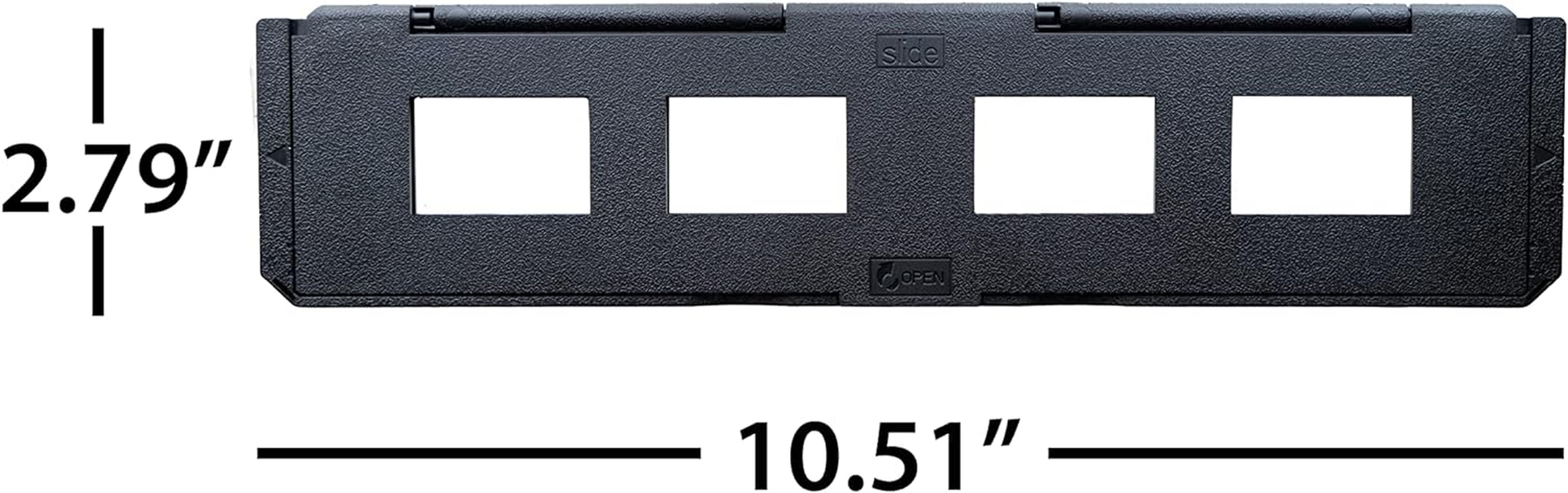 Magnasonic Long Tray Slide Film Holder for 35Mm Compatible Film Scanners, Holds 4 Slides to Speed up Processing Time, Easy to Use, Gently Flattens and Protects Film Edges - Set of 3 (ST01) image number 1