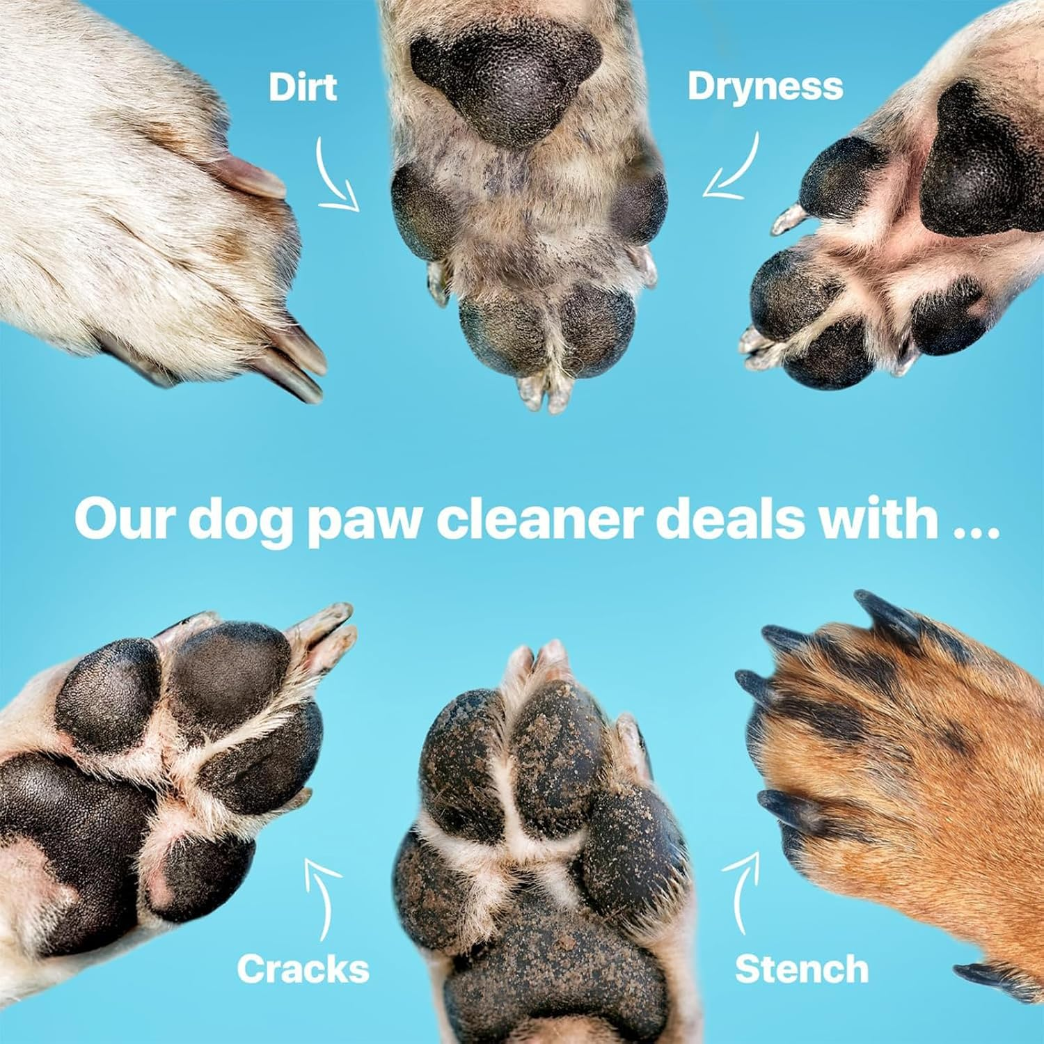 Pet Paw Cleaner Foam -No Rinse Unscented Foaming Shampoo,Gentle and Effective Pet Paw Cleaner for Cats and Dogs,Keep Your Pet'S Paws Clean and Moisturized. (150 Ml) image number 3