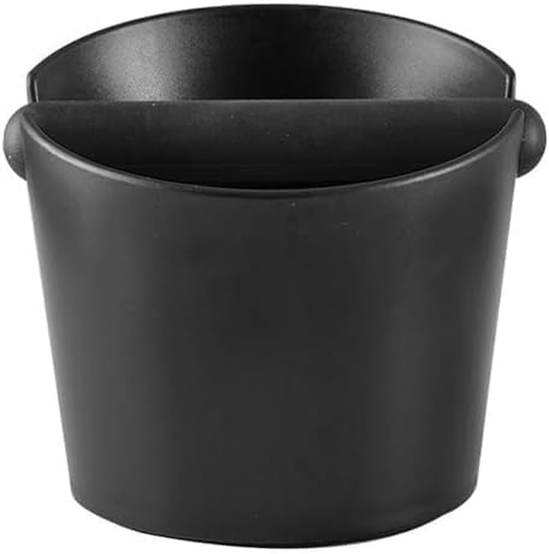 Extra‑Large Matte Black Coffee Knock Box, Espresso Knock Box,15 X 15 X 13 Cm,Silent Shock‑Absorbing Rubber Bar,Stable Non‑Slip Base,Premium Wooden 6‑Needle Distribution Tool Gift,Coffee Grounds Bin image number 2
