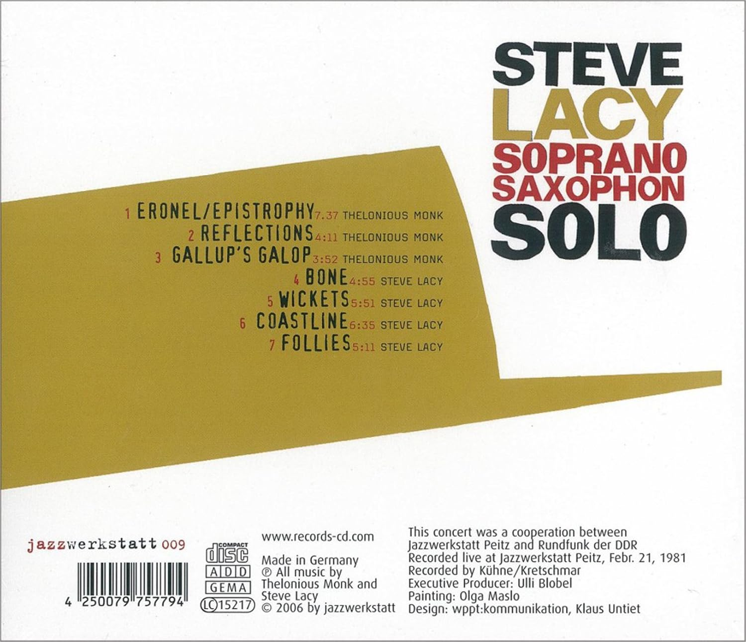 Live at Jazzwerkstatt Peitz image number 1