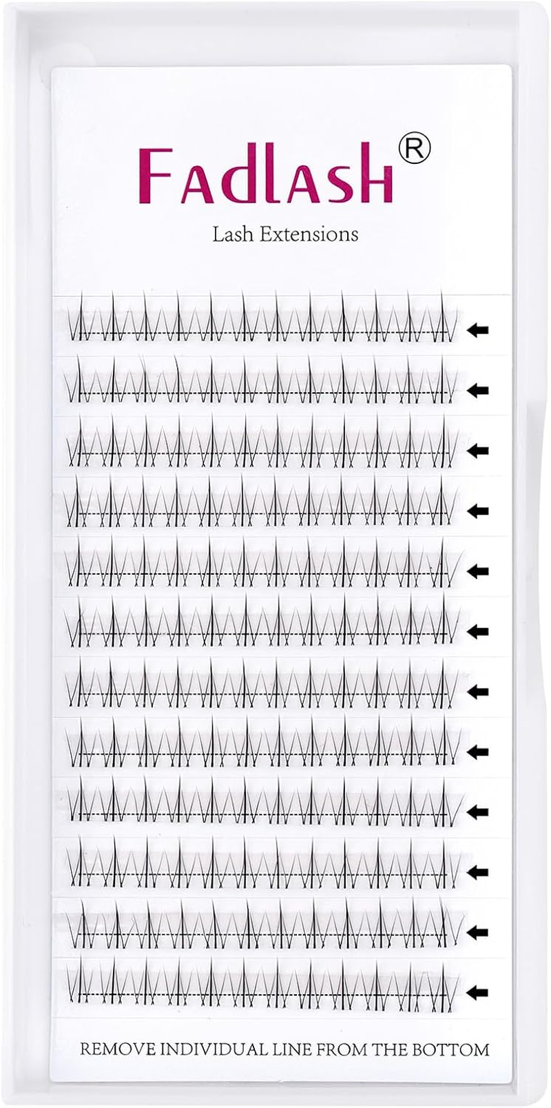 Cluster Lashes Bottom Eyelashes Individual Lashes 144 Pcs Soft DIY Lash Extensions Soft Lash Clusters Lighweight Eyelash Extension Clusters Easy to Apply False Eyelashes (Bottom, JX10) image number 5