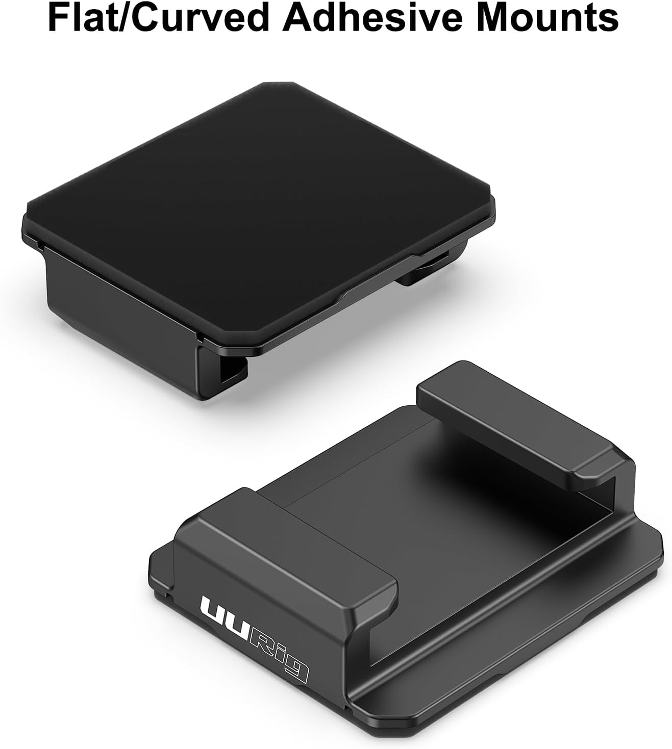 VRIG 2 Packs Plastic Cold Shoe Mount Adapter with Self-Adhesive Back Sticker, Cold Shoe Adapter for Camera Cage Flash LED Monitor Microphones image number 3