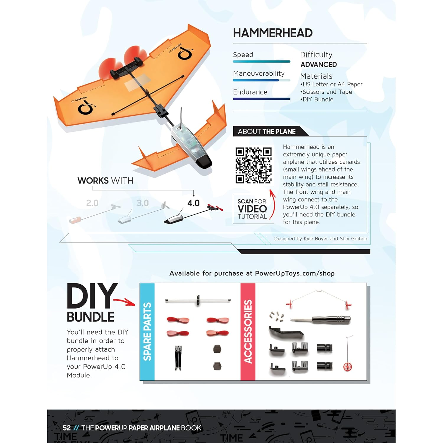 POWERUP Paper Airplane Book: the Ultimate Paper Airplane Guide- Designed for POWERUP 2.0 & 4.0 Powered Planes. 10 Innovative Designs with Video Instructions-For Kids, Hobbyists, & STEM Educators image number 2